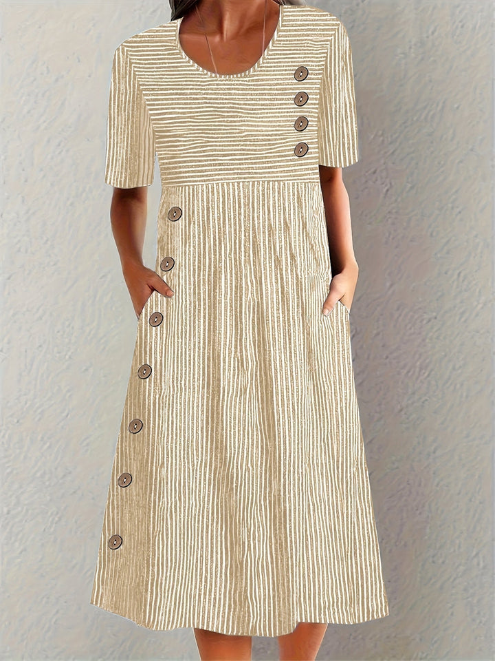 Amelia | Striped Summer Dress