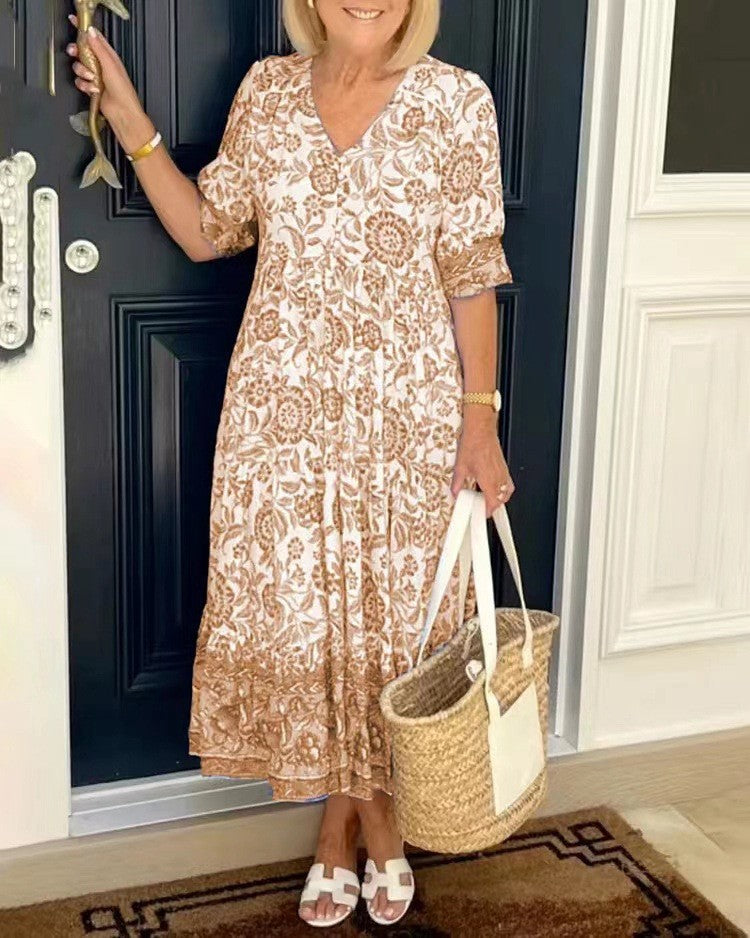 Harriet | Graceful V-Neck Floral