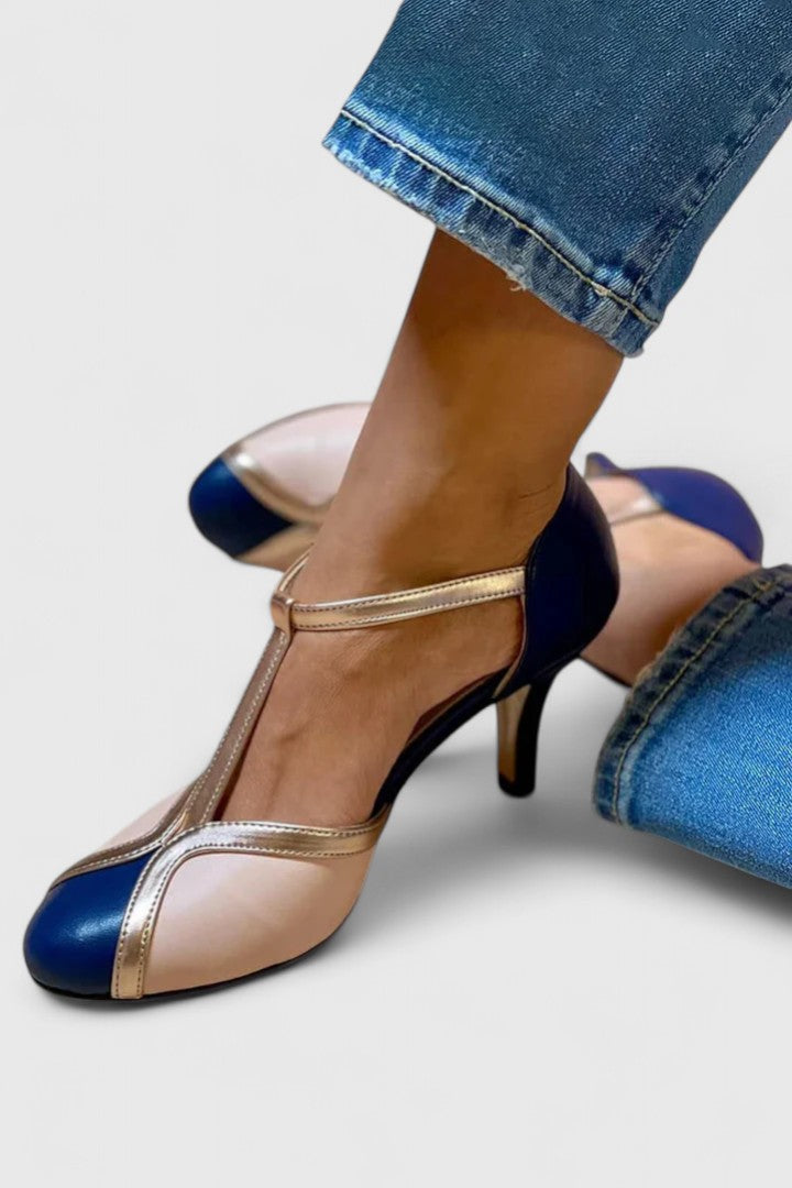 Eloise | Classic T-Strap Heels