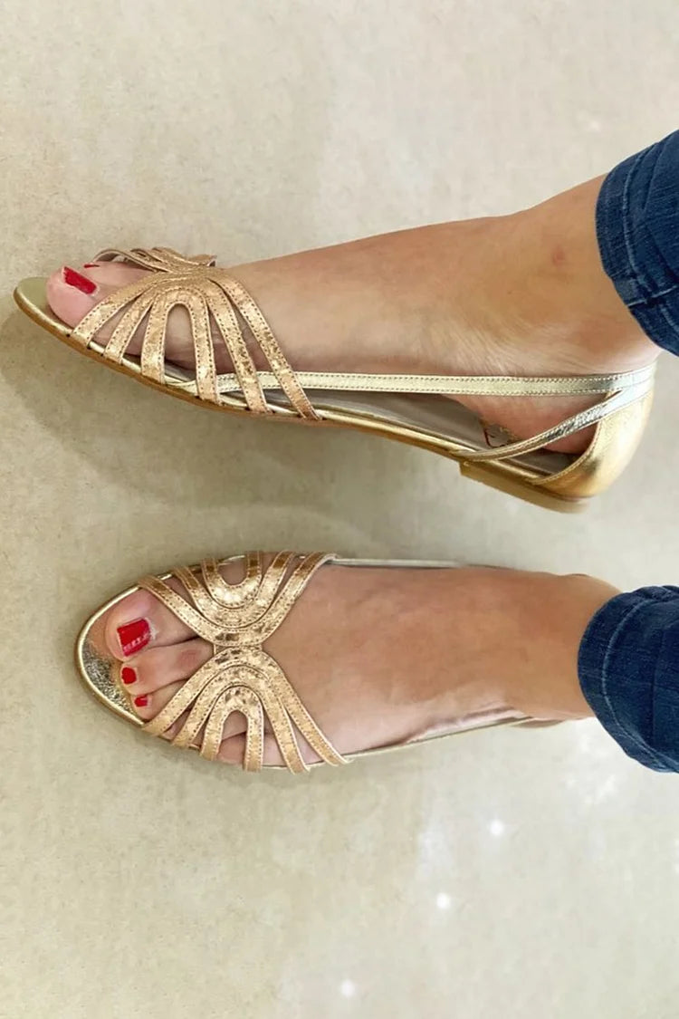 Chloe | Golden Light Sandals