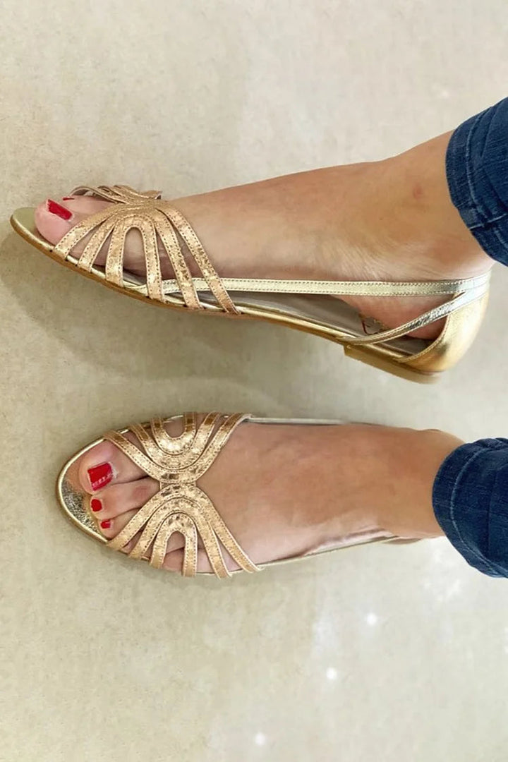 Chloe | Golden Light Sandals