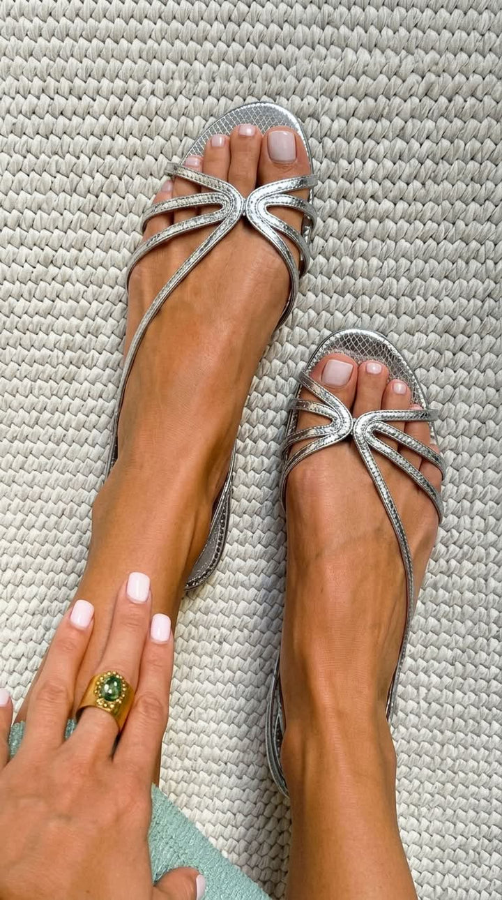 Charlotte | Golden Summer Sandals
