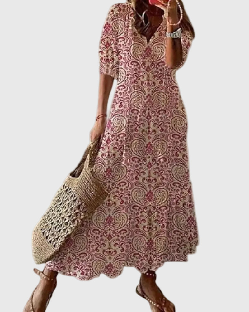 Georgia | Boho Vintage Summer Maxi Dress