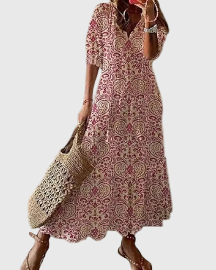 Georgia | Boho Vintage Summer Maxi Dress