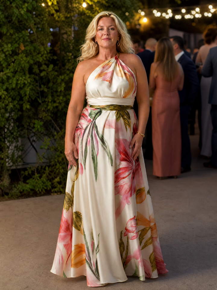 Helena | Flowing Floral Maxi Dress