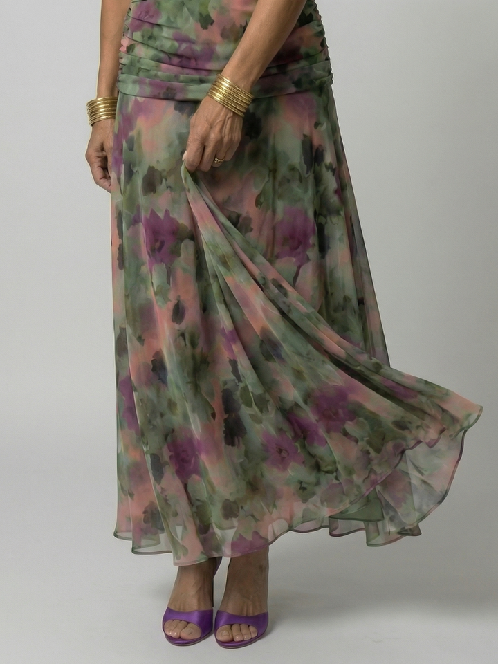 Sophie | Off Shoulder Flow Midi Dresses