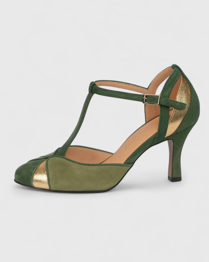 Annabelle | Contrast Block Heels
