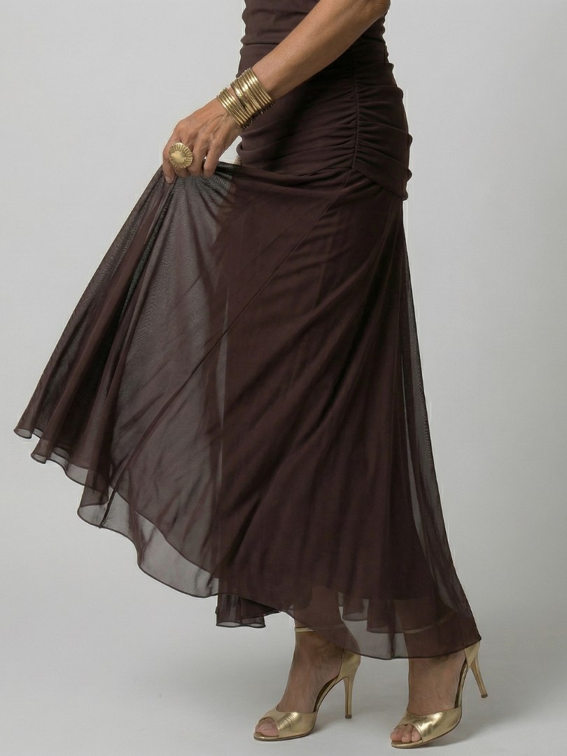 Sophie | Off Shoulder Flow Midi Dresses