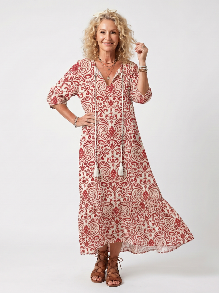 Rose | Elegant Midi Dress