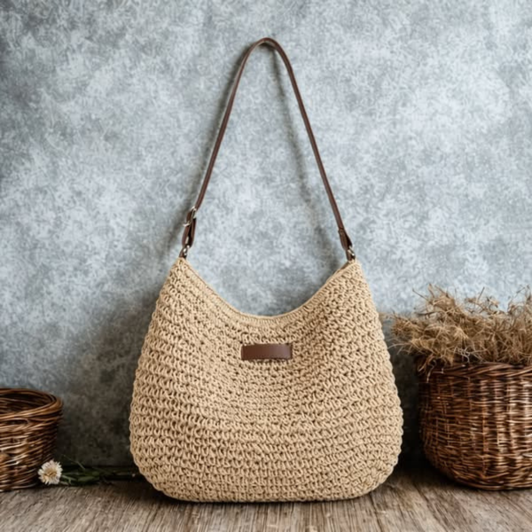 Pippa™ – Elegant Woven Shoulder Bag