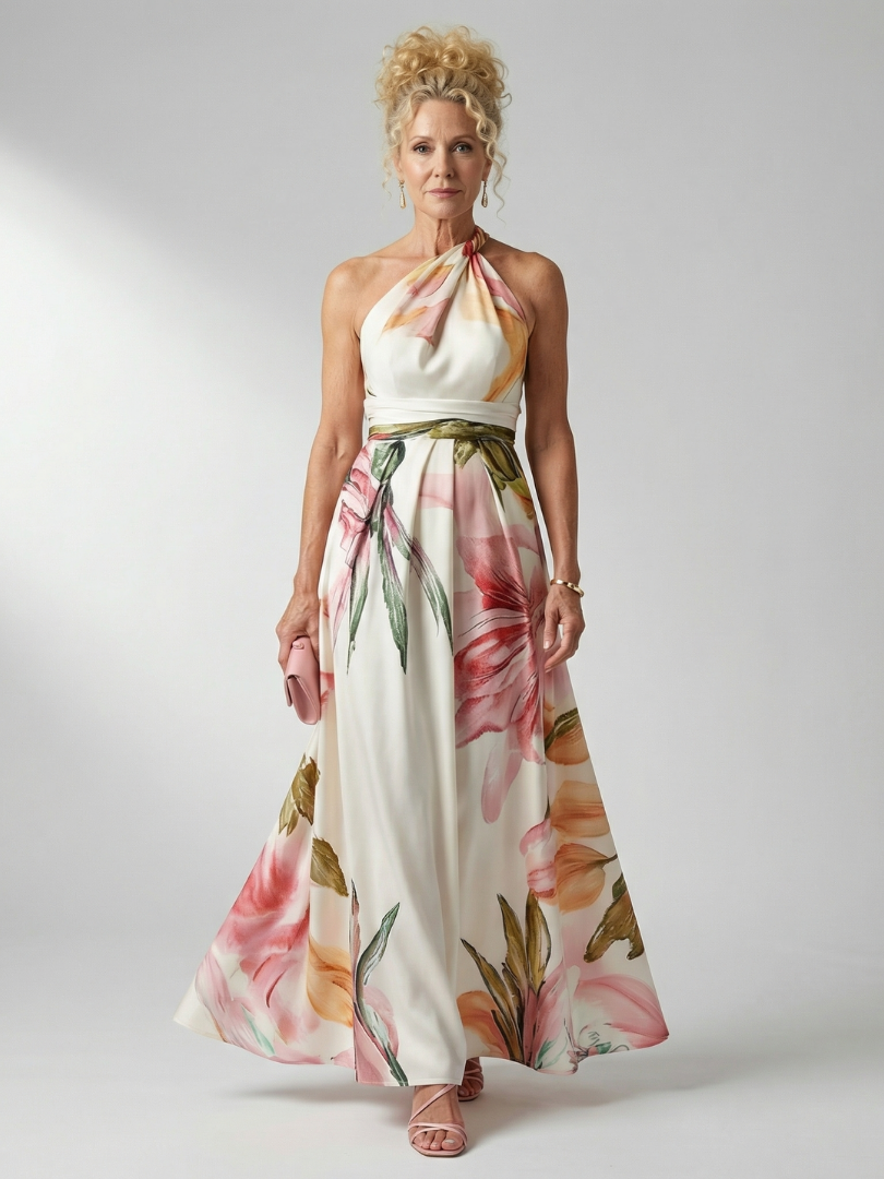 Helena | Flowing Floral Maxi Dress