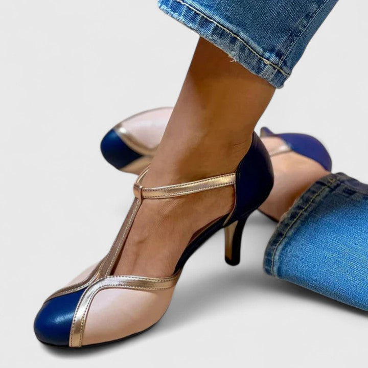Eloise | Classic T-Strap Heels