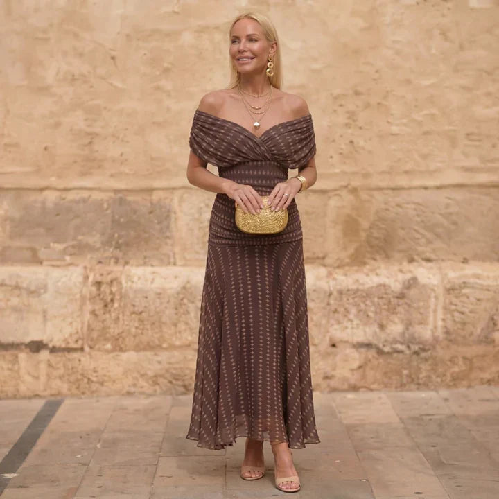 Chloe | Geometric Print Summer Dress