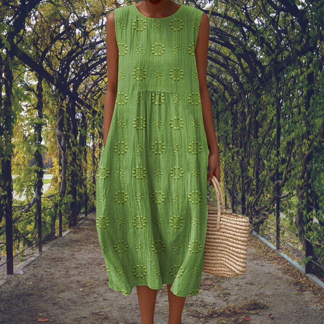 Audrey | Elegant sleeveless dress with pockets