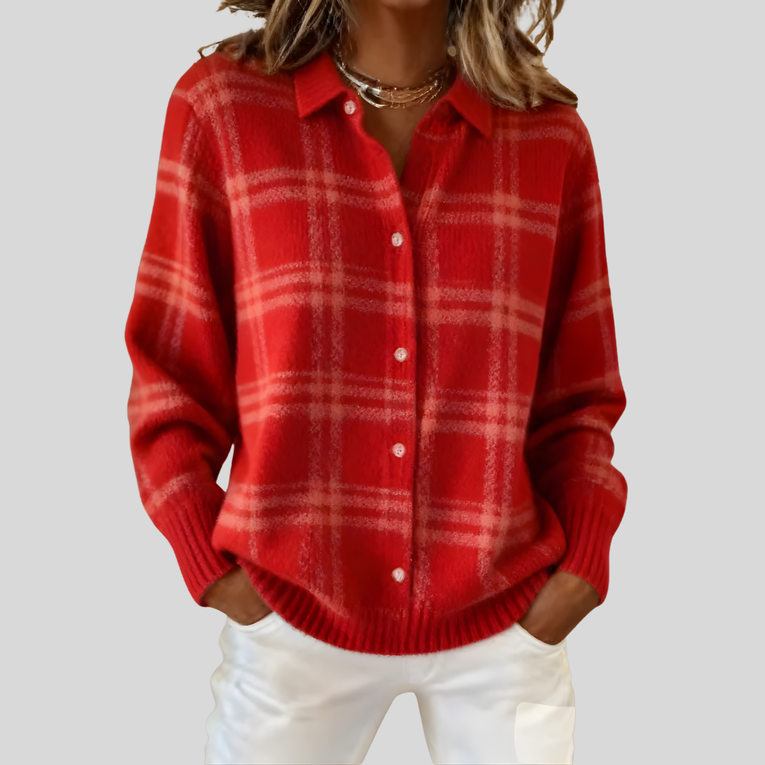 Denise | Heritage Plaid Cardigan