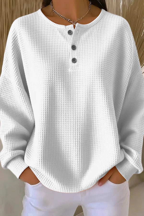 Eliza™ | Relaxed Button Blouse