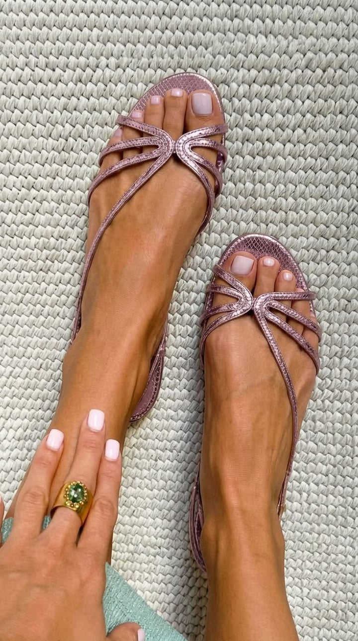 Charlotte | Golden Summer Sandals
