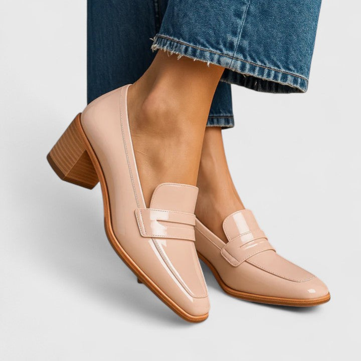 Frances | Beige Comfort Loafers