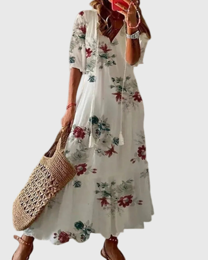 Georgia | Boho Vintage Summer Maxi Dress