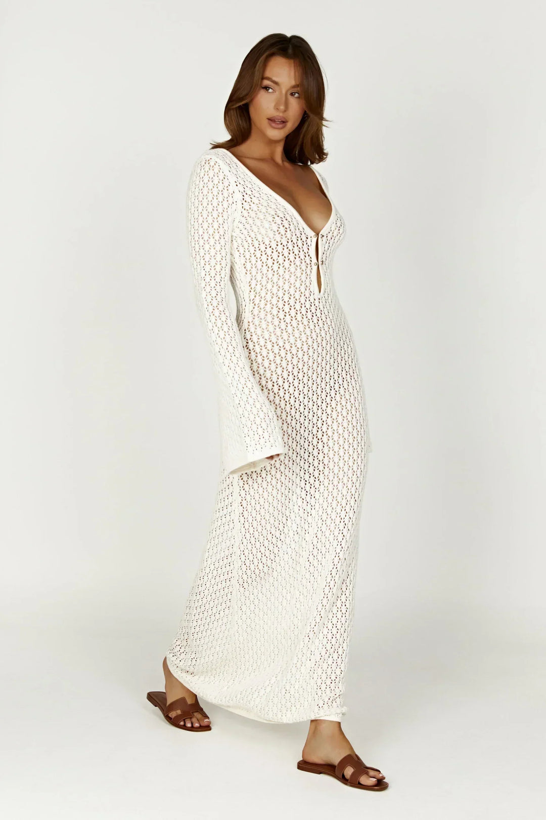 Tanya | Flared Flowing Maxi Dress