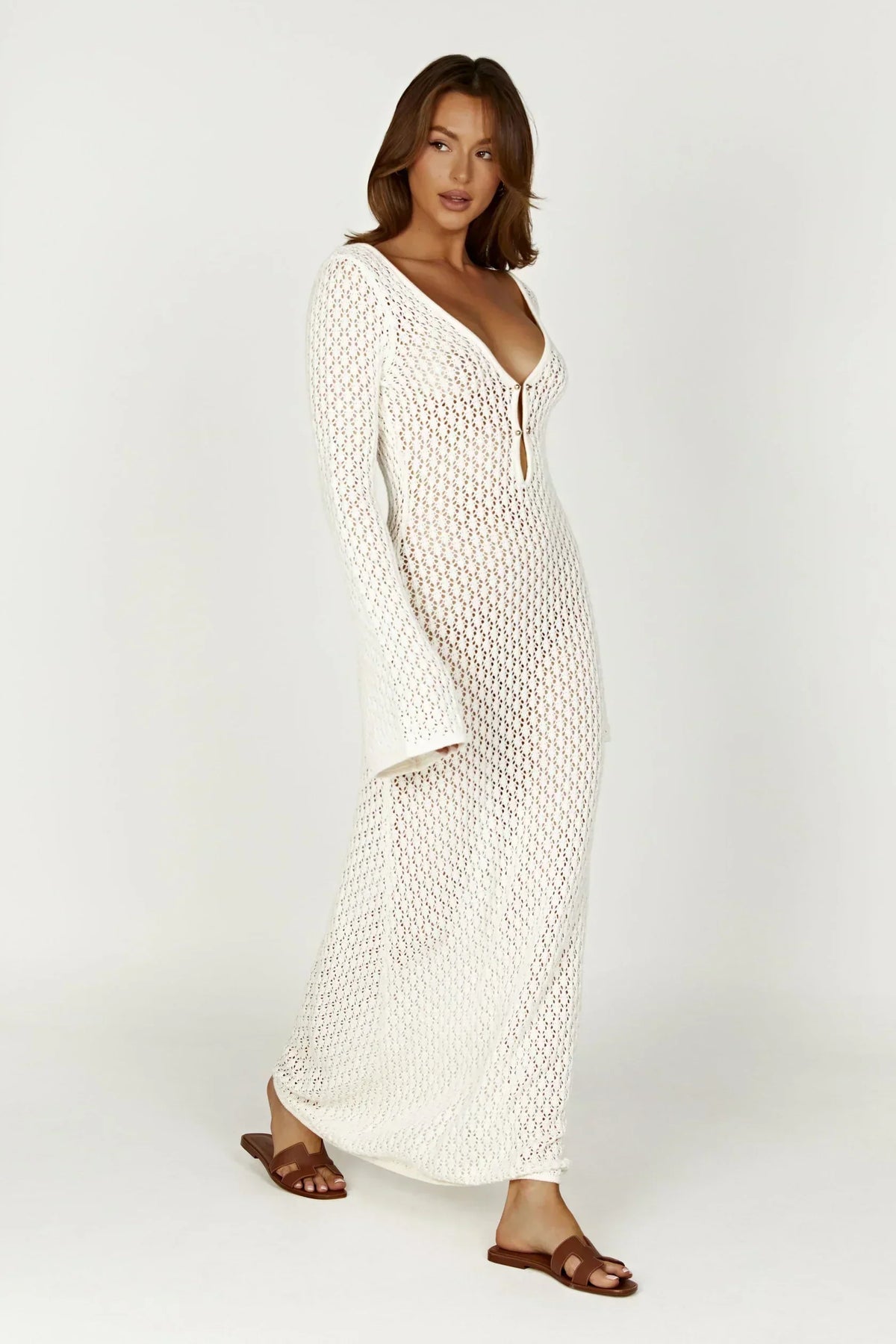 Tanya | Flared Flowing Maxi Dress