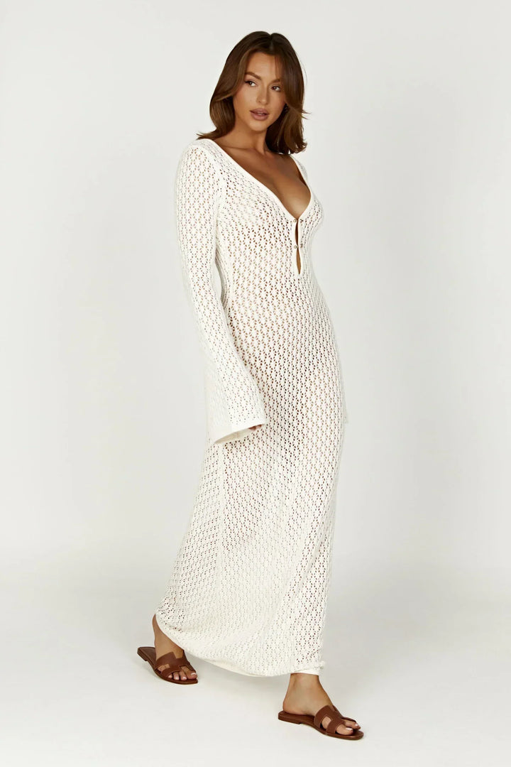 Tanya | Flared Flowing Maxi Dress