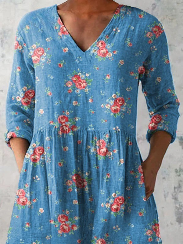 Lynette | Statement V-Neck Blouse