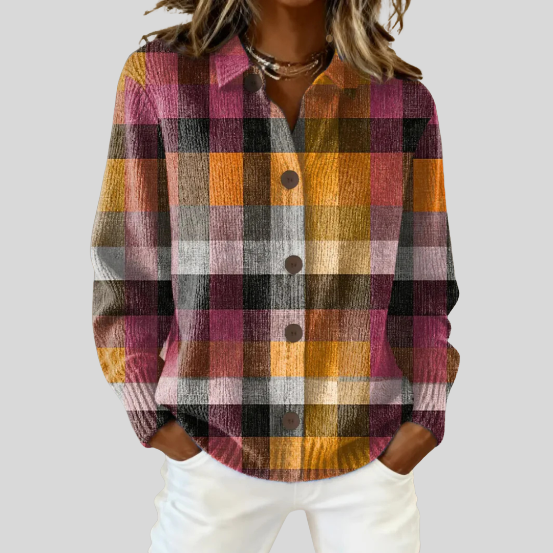 Alison | Heritage Check Cardigan