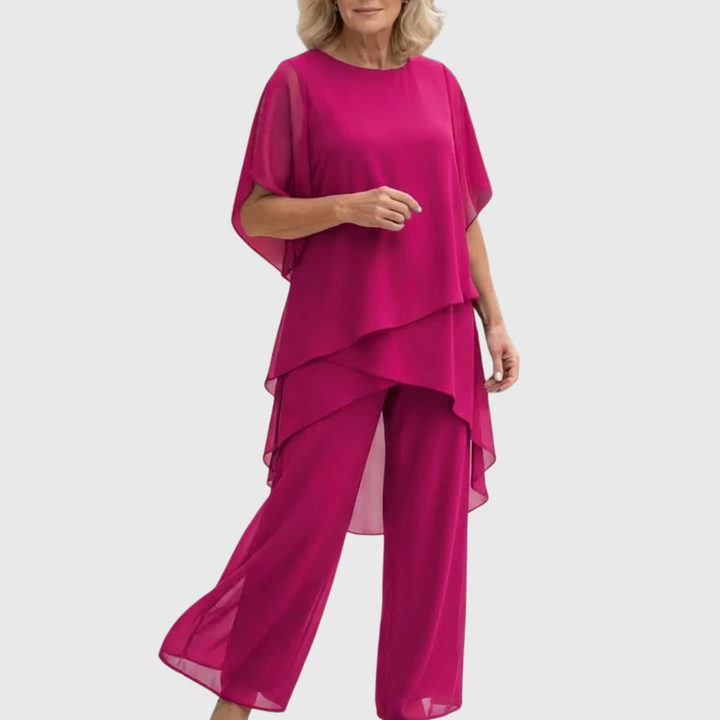 Sienna™ – Elegant Dress Set – kolor turkusowy