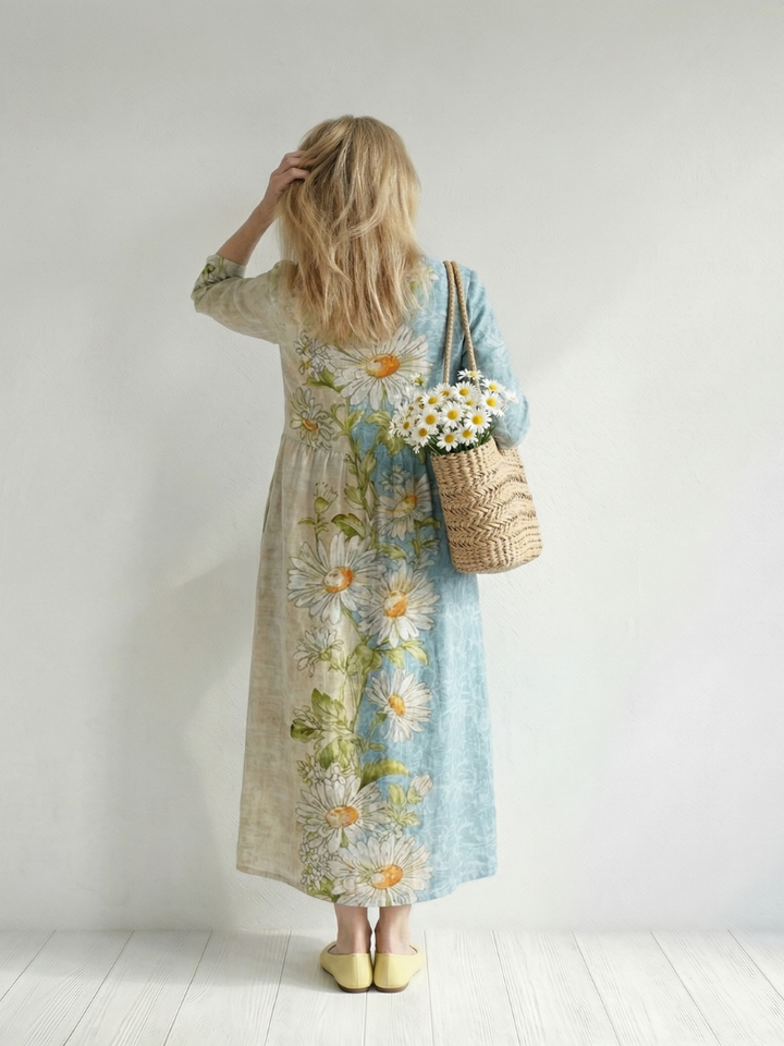Estelle | Daisy-Panel Midi Dress