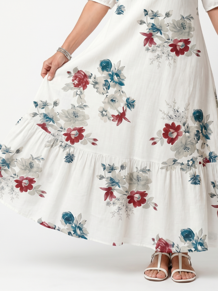 Louisa | Floral Midi Dress