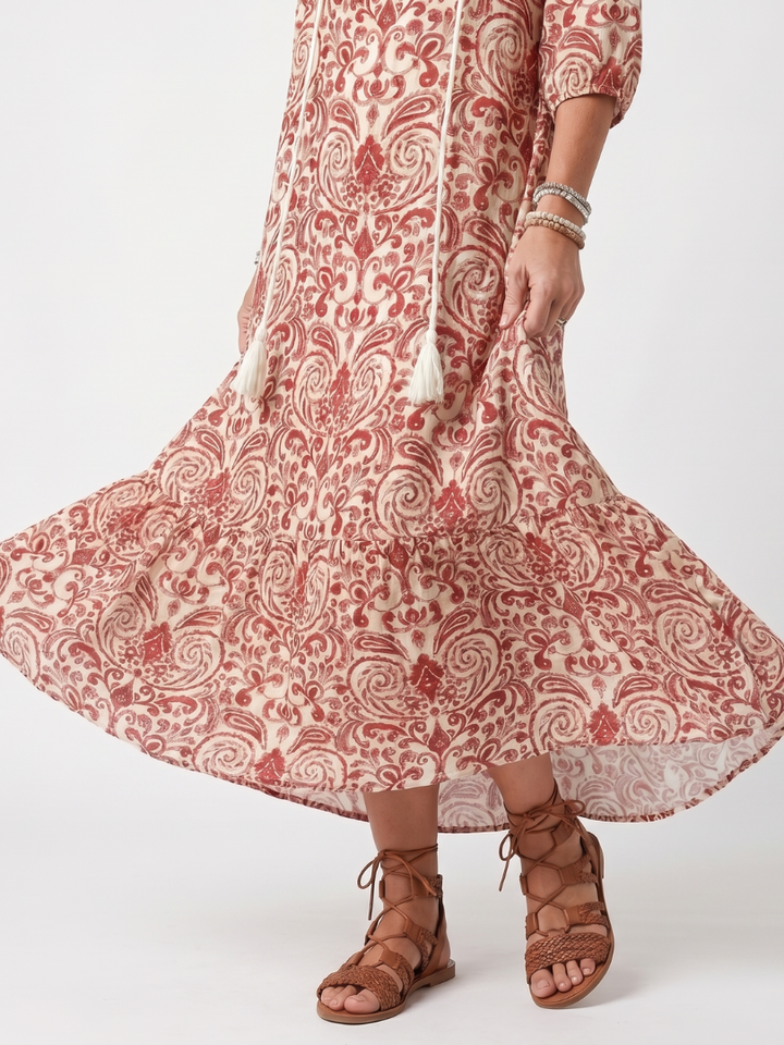 Rose | Elegant Midi Dress