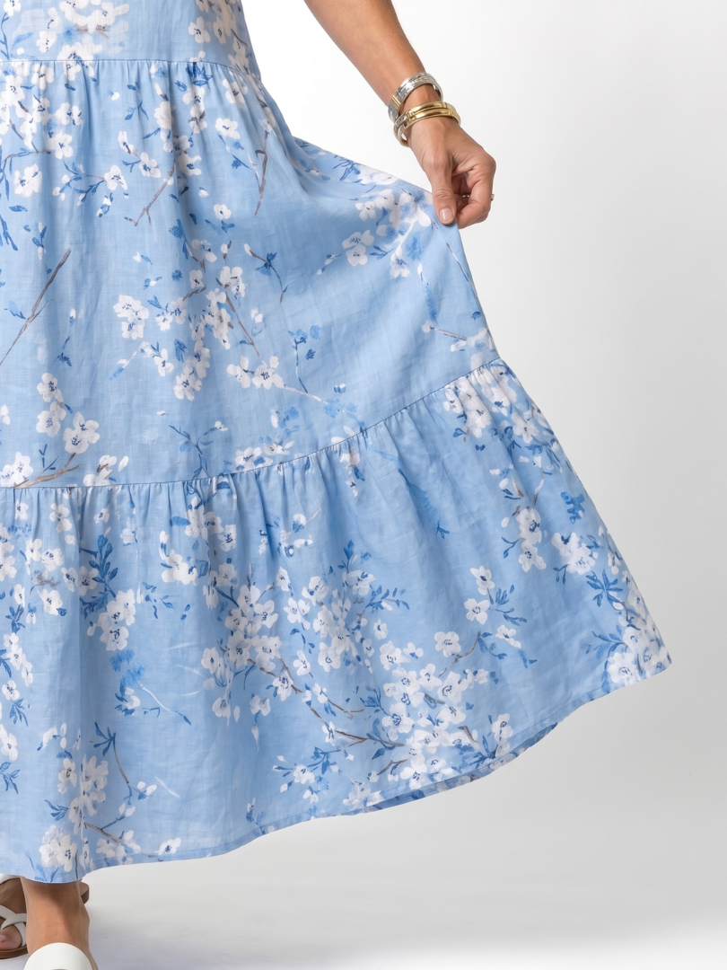 Evelyn | Floral Midi Dress