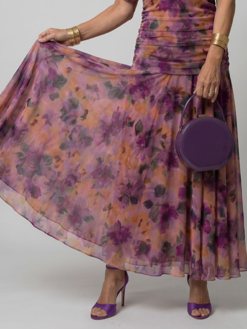 Imogen | Draped Off-Shoulder Midi Dress
