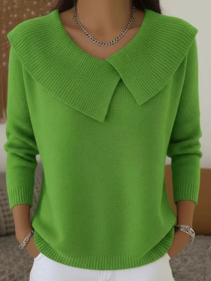 Imogen™ | Warm Sweater with Soft Collar