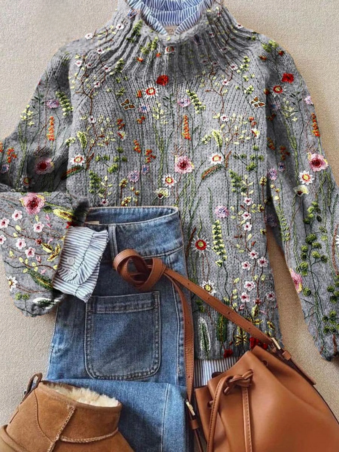 Denise | Timeless Patterned Knit