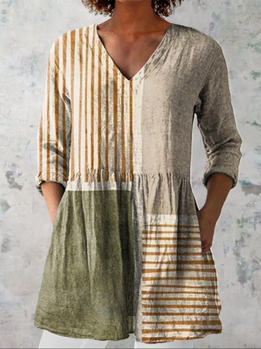 Denise | Polished V-Neck Blouse