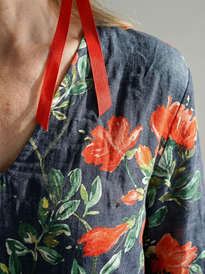 Elodie | Scattered Floral Midi Dress