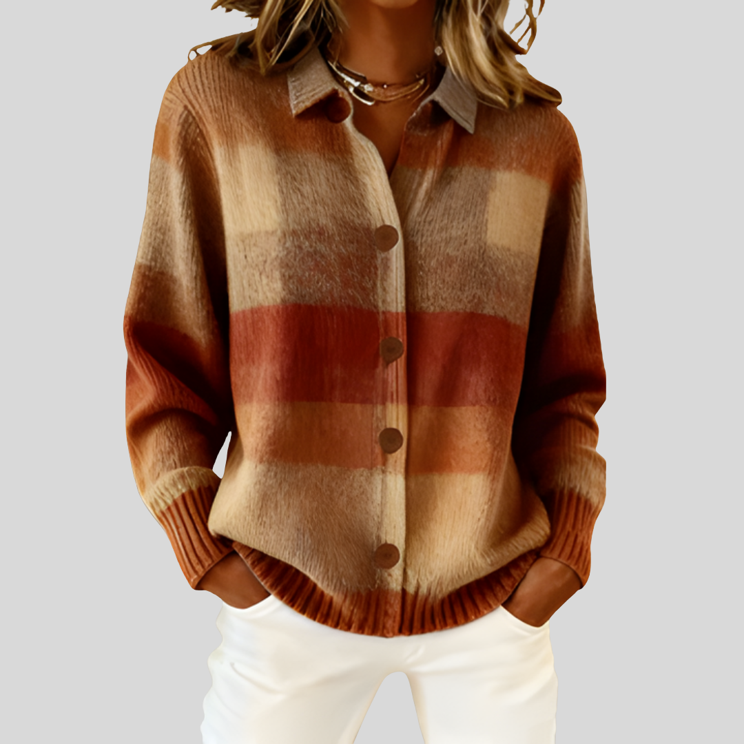 Joanne | Classic Tartan Cardigan