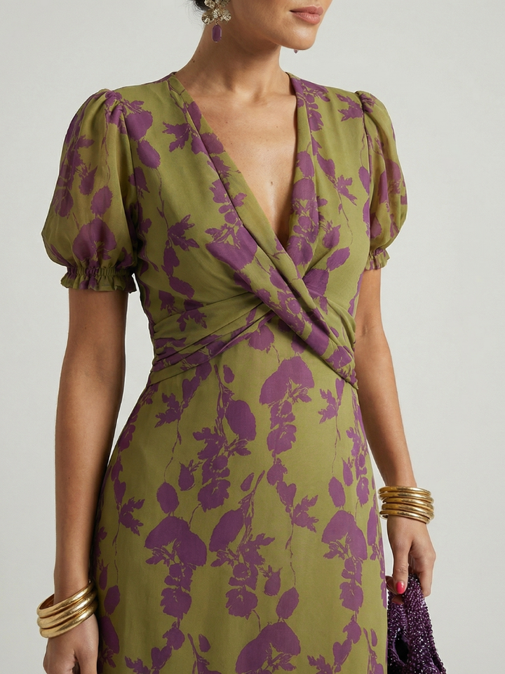 Eliza | Relaxed Wrap Midi Dress