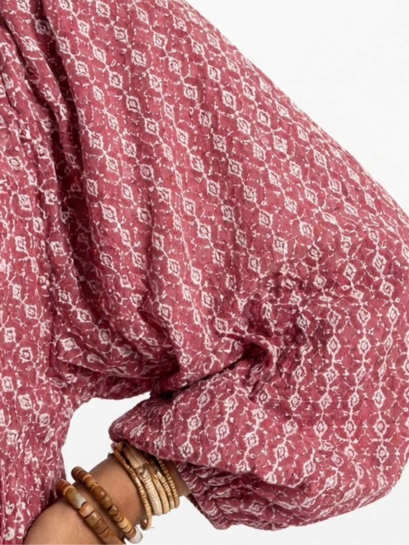 Imogen | Geometric Print Maxi Dress