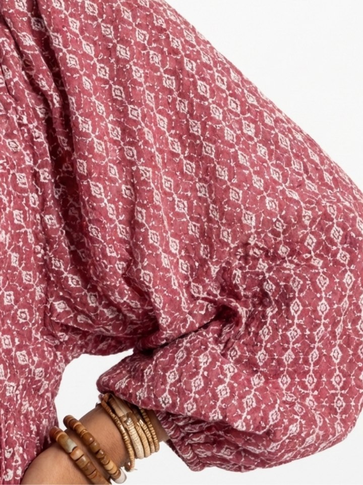 Imogen | Geometric Print Maxi Dress