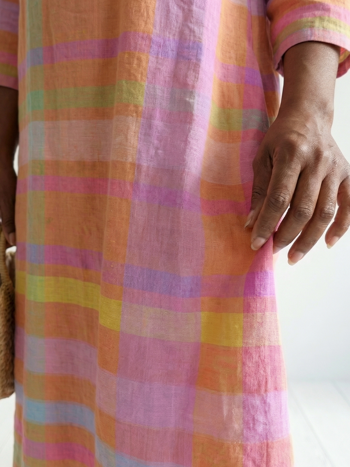 Verity | Easy-Stripe Midi Dress