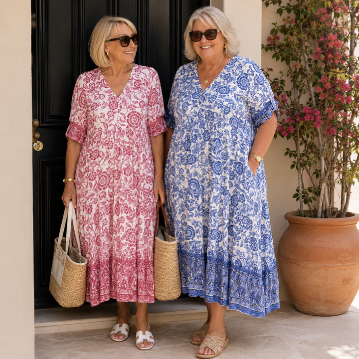 Harriet | Graceful V-Neck Floral