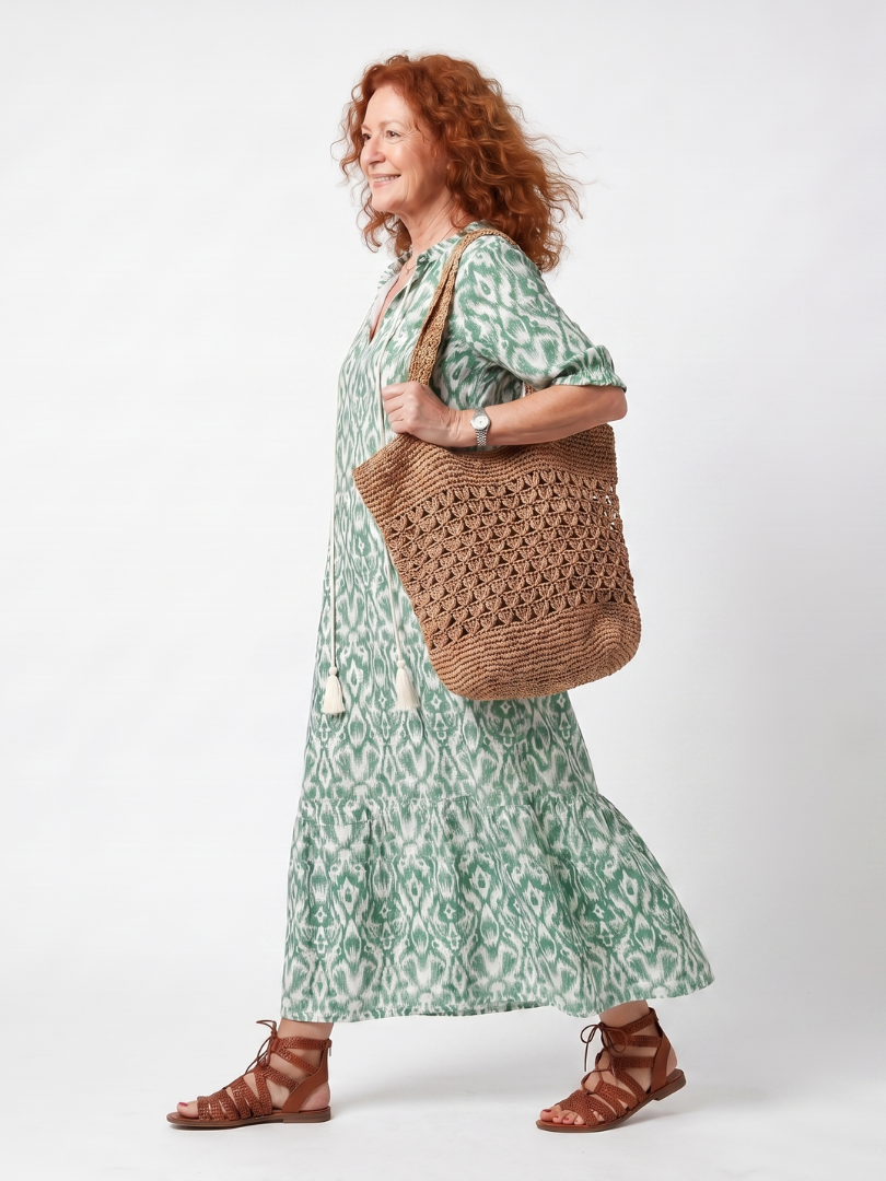Cecilia | V-Neck Midi Dress