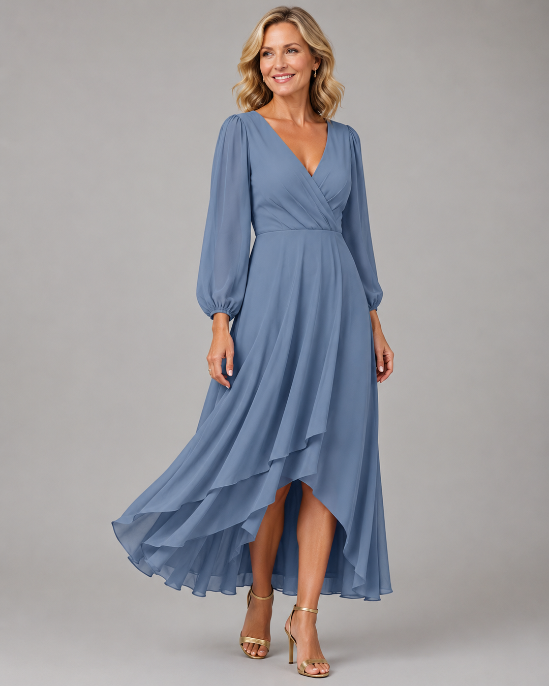 Grace | Elegant V-Neck Maxi Dress