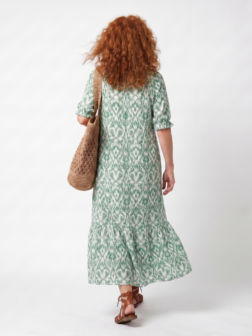 Cecilia | V-Neck Midi Dress