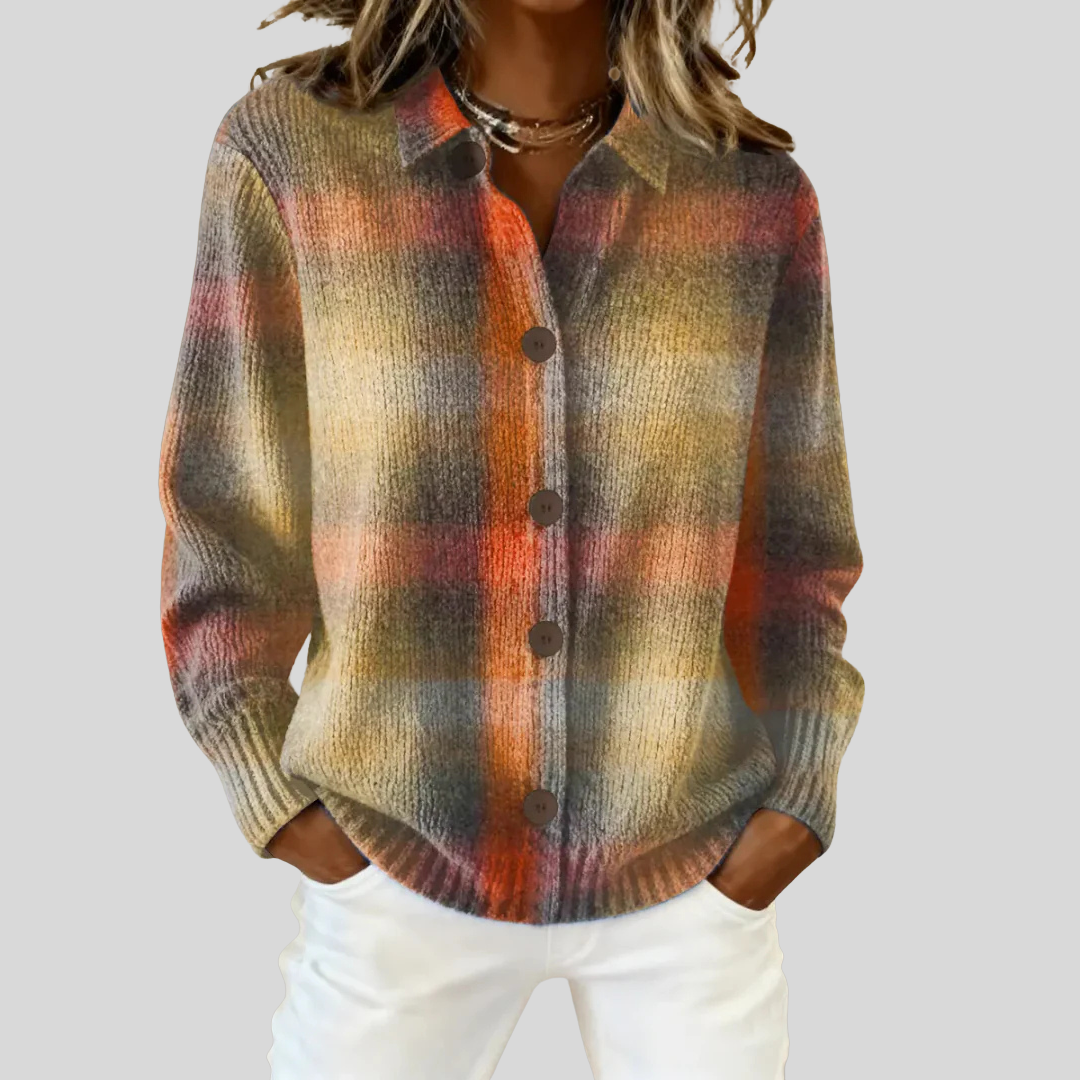 Kerry | Artisan Check Cardigan