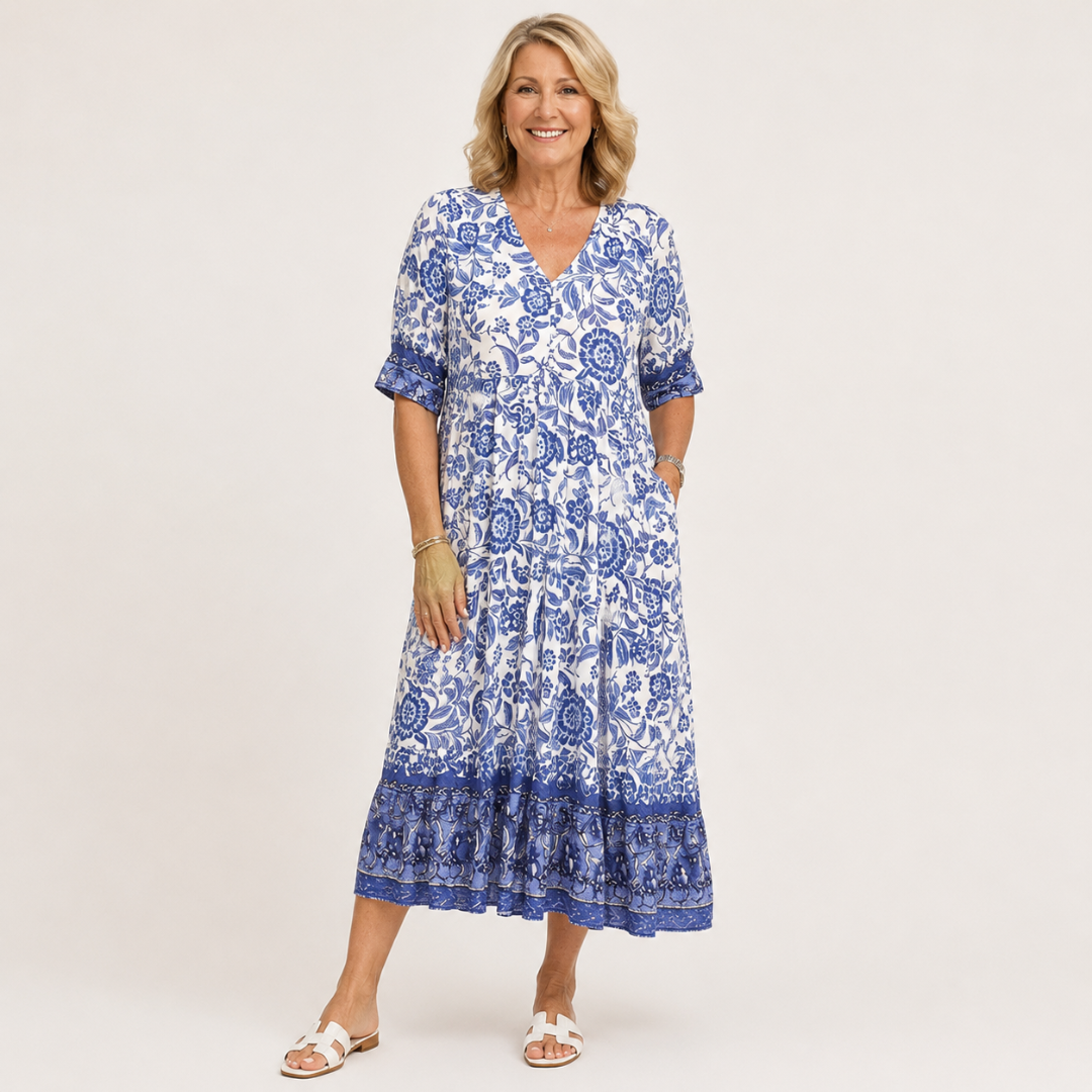 Harriet | Graceful V-Neck Floral