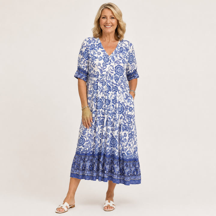 Harriet | Graceful V-Neck Floral